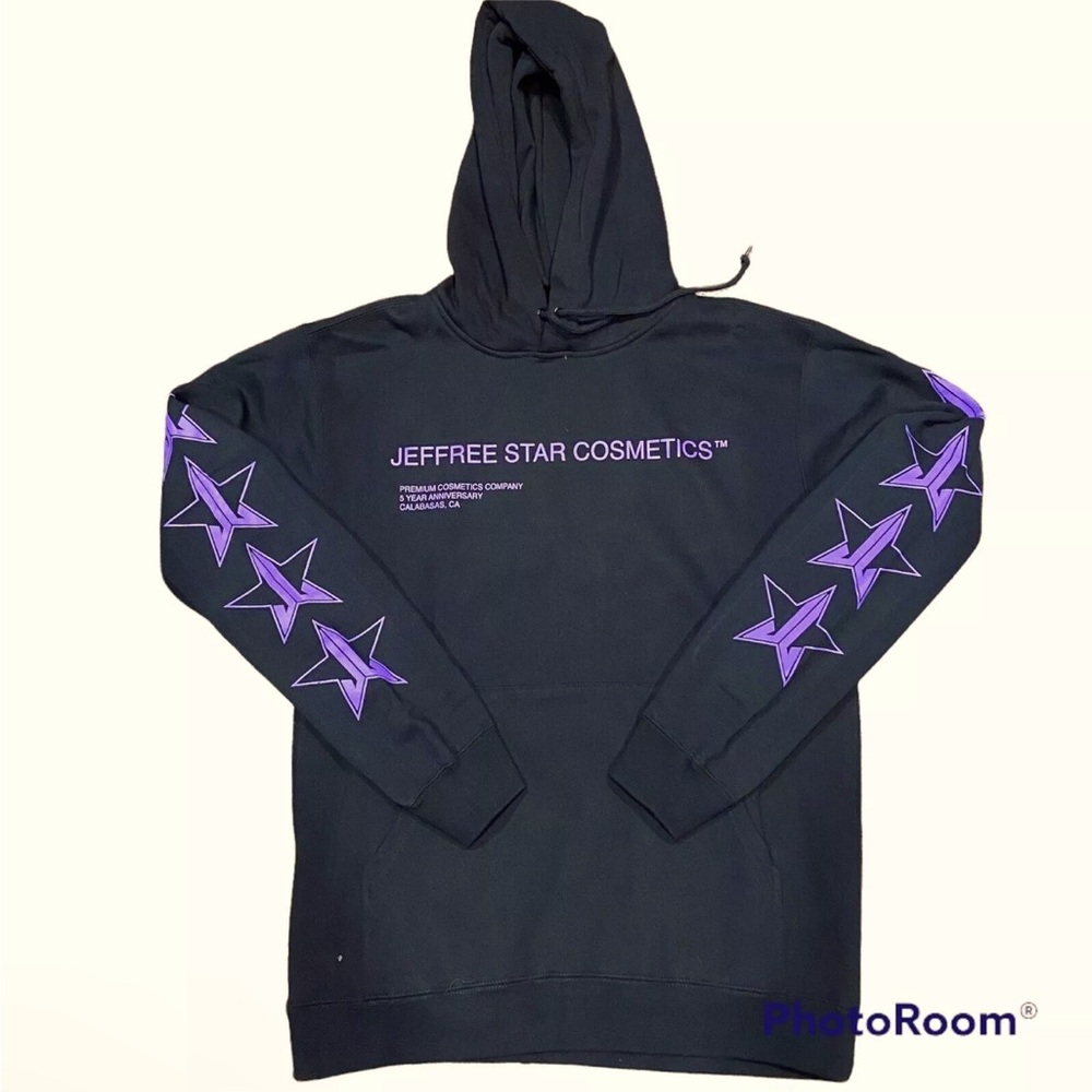 Jeffree Star Hoodie Black 5th Anniversary NWOT